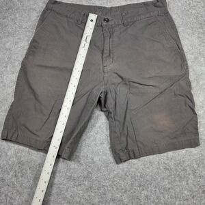 Patagonia Shorts Mens 34 Gray Chino Organic Cotton Dark Wash